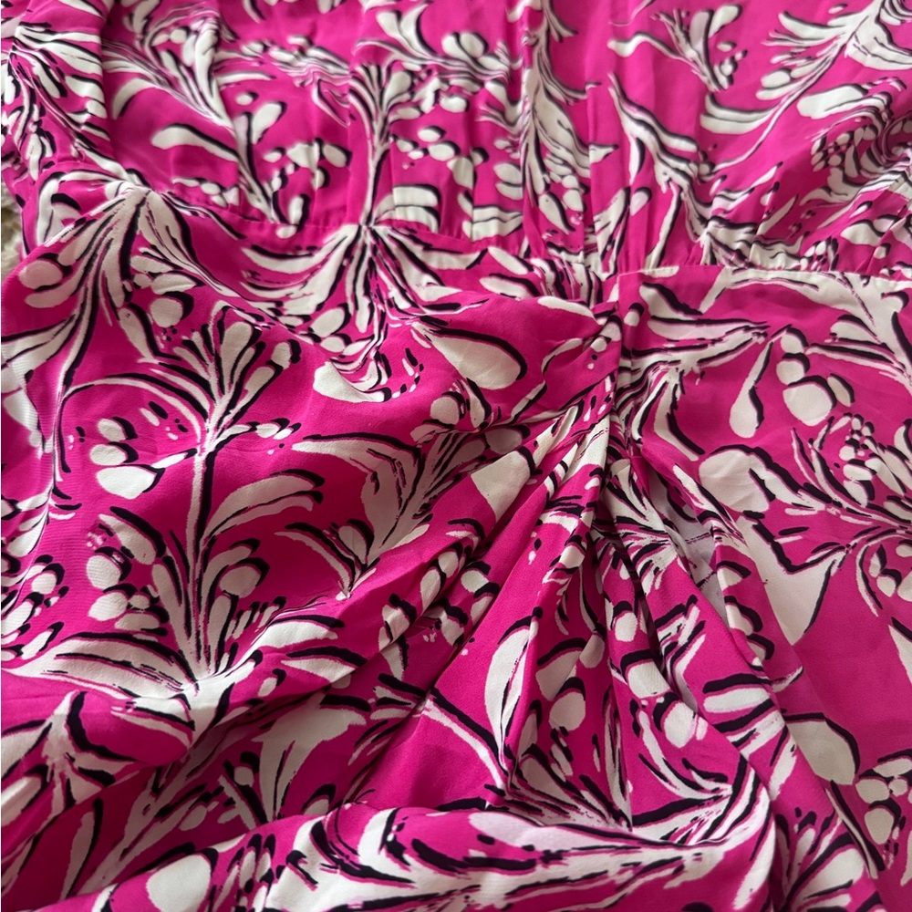 ISABEL MARANT ÉTOILE Coline draped printed crepe de chine dress - Picture 6 of 13